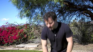 Robby Apples' Forbidden Craving for a Petite Brunette Beauty