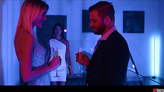 Party Threesome Seduction with Gizelle Blanco