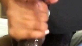 Freaky Amateur Sucks a Big Black Cock