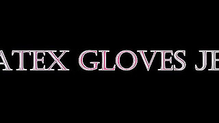 Long Red Latex Gloves Are Milking You