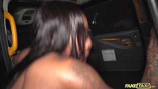 Ebony Mystique’s Steamy American Taxi Encounter