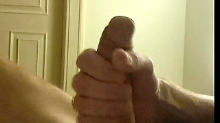 I Wank Outside My Step Sisters Bathroom to See if She Will Touch My Dick or Ask Me to Leave