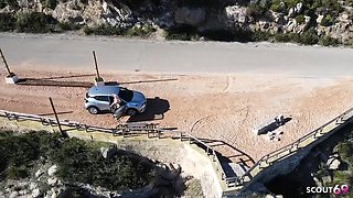 Crazy Bitch Maria Gail Fucks Old German Uber Driver Hardcore Outdoor - No Condom Blowjob & Cumshot