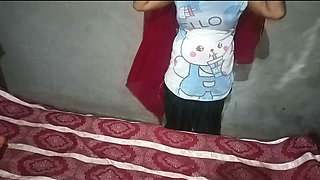 Young Indian Desi Village Step-sister Fucking with Step-brother in Clear Hindi Audio