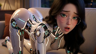 In the near future, robots will give you the best orgasm of your life (AI-generated).
