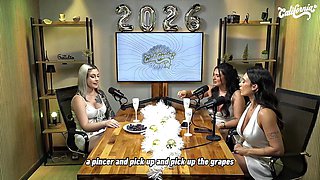 Brazilian Brunette Reveals Lesbian Pleasure Goals on Podcast