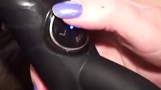 Trisha's butt plug and vibrator playtime