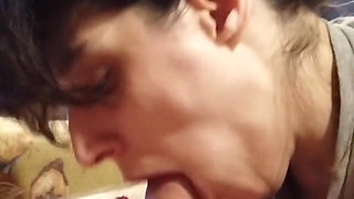 I Compile the Best Moments of Tongue Action While Eating Cock