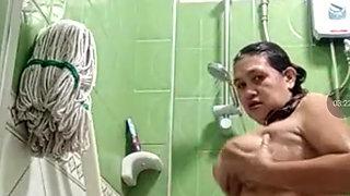 Just watching assy taking a bath in the morning