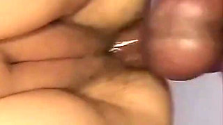 View From Below of Me Fucking My BBW Wife