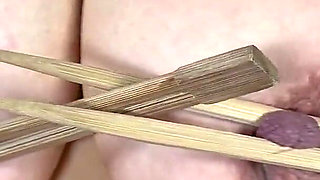 Hard Nipples and Clit by Sushi Chopstick