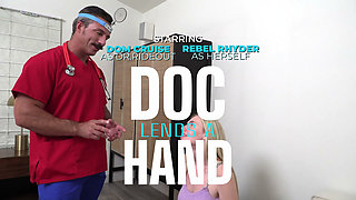 Doc Lends Rebel Rhyder His Hand