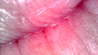 Medical Endoscope Oral Exam: Gummy Chewing, Extreme Teeth & Tongue Macro