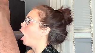 Super Sloppy Nasty Neck Cumshot Ending