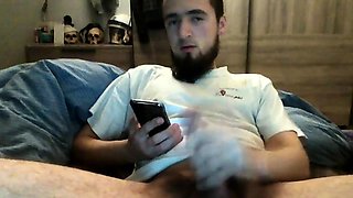 Str8 Guy Strokes It Out After Long Abstinence