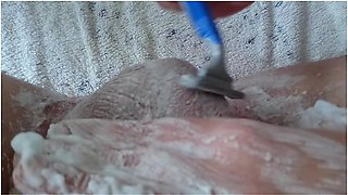 Nursing Shave From The Asshole And Scrotum