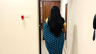 Beautiful Desi Indian bhabhi seduced by her brother-in-law, and fucked by his hard cock in standing doggystyle.