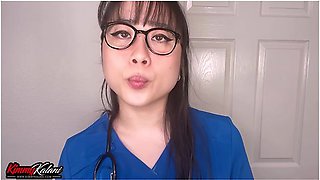 Asian Nurse Medical Exam & Cures Penis -asmr Face Sitting With Kimmy Kalani
