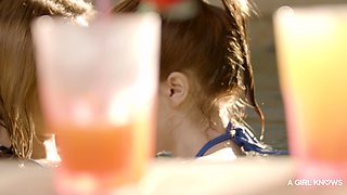 Lottie Magne Charms in Wild Poolside Orgasm Scene