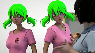 Hentai Sex School Episode 3 - Hentai Student Eats Out His Teacher's Perfect Pussy Until She Orgasms!