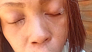 Face Fetish, Lip Ferish, Extreme Close-up Countdown to Cum.