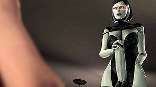 Eva Special Delivery - Futa Sex Robot Fucks Her 3D Animation