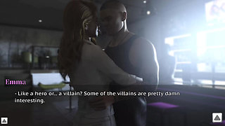 The Stepmother Is Dancing Playfully with the Neighbor