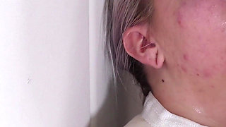 Straightjacket Wearing Teen Punished with Rough Anal Dirty ATM Over Her Pogo Stick