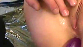 Playing with my slave's holes