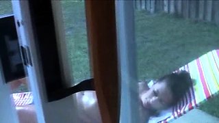 Neighborhood milf Mrs Robonson visits her new neighbor