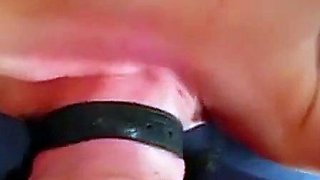 German Amateur's Latex Slave Webcam Show in Heels