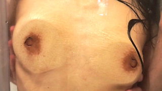 Thai Amateur Babe Has Sex in the Shower and Takes a Huge Cumshot