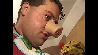 Huge foursome double anal party with big tit blonde Manya