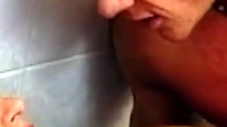 Mature Redhead Devoured and Stretched Wide in Steamy Bathroom Bang