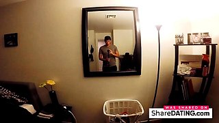Big-Titted Amateur Sucks Big Cock After Gym