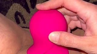 Close-up Pussy Satisfyer Stimulate Clitoris Wet Just Before Squirting Multiple Orgasms Intense Trembling Twitching Moaning