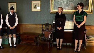Lingerie fetish British matures rub clit to tease dude