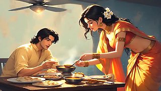 Indian Bhabhi Fucked Hard Doggystyle at Night - Desi Sister in Law Silent Sex Animation