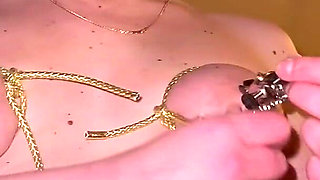 Tits BDSM Experiments - Clamps, Bondage, Spanking and Caning