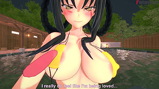 Akeno Gets Horny Watching Kuroka Getting Fucked - Dxd Ntr Madness Series
