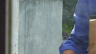 Vanessa Videl 56-year-old MILF Tames Fuck Machine & Delivery Man