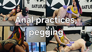 A Hot Vacation with Dominatrix Nika. a Sex Slave Gets Dildoed with a Huge Butt Plug and Pegged with a Large Strap-on