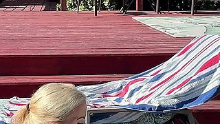 Tatiana and Ian Have Great Sex by the Pool