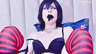 Kinky Brunette Mavis Dracula With Tattos Wearing Sexy Outfit And Stockings Is Being Dominated During Wild Bdsm