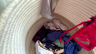 Caught you snooping in my panty drawer