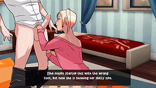 Dawn of Malice: college girl is giving handjob ep 4