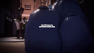 The Futa Circle: Three Girls Trading Holes and Dicks In Public ( 3D Realistic )