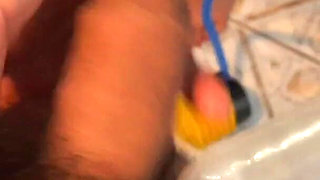 I Got My Man Horny by Inflating His Cock with a Foot Pump.