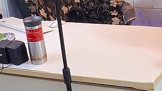 The Female Boss Asked the Employee to Get Naked and Sucked His Ass - Rimming.