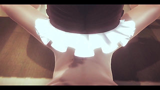 Hentai Uncensored - Monica Maid Gets Her Pussy Cleaned and Then Returns the Favor - Anime Manga Japanese Asian Game Porn